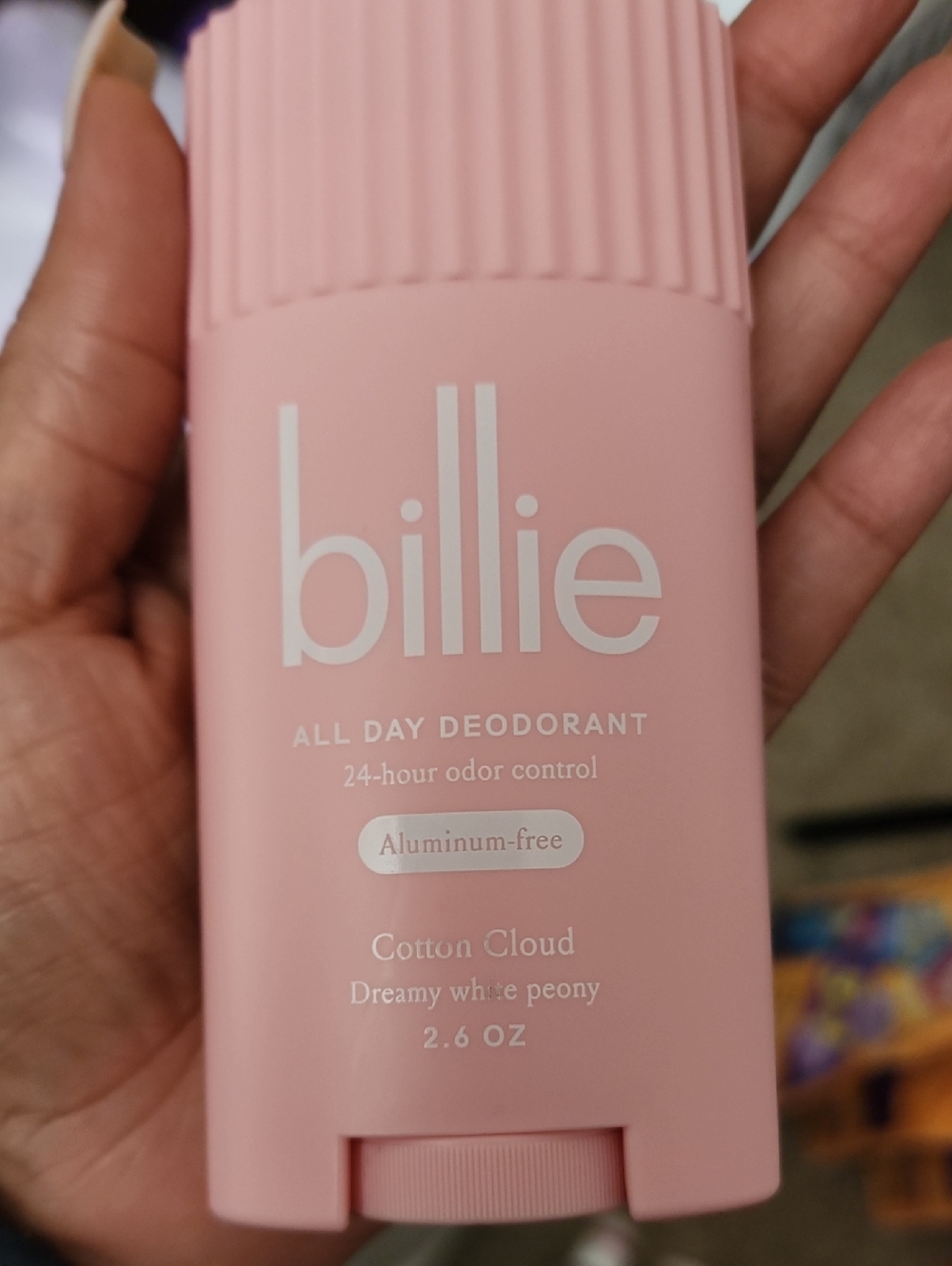 billie Cotton Cloud All Day Deodorant — Pink